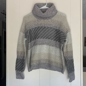 Knit turtleneck sweater